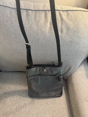Michael Kors Gray Black Crossbody Bag